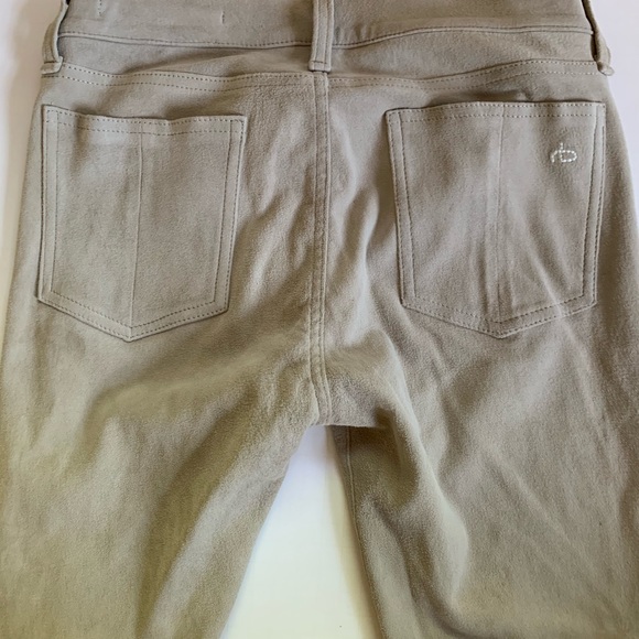 Rag & Bone Stone Suede Skinny Jeans - Picture 7 of 8
